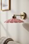Risso Pink Flat Body Sconce Metal Rustic E27 Single Cafe Boutique Lamp Lighting