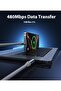 كابل USB C إلى USB C بقوة 240 واط مع شاشة عرض V/A/W، كابل شحن سريع من النوع C، نقل بيانات بسرعة 480 ميجابت في الثانية، شو - 5