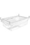 Fridge Drawers, Adjustable Clear Refrigerator Storage Drawers with Handles - BPA Free Plastic Fridge