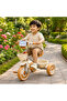 Kids 3 Wheel Cycle Tricycle with Front Basket Rear Storage Bin Comfortable Seat and Headlight Multifunctional Ride On Bicycle with EVA Silent Wheels for Boys & Girls - 2