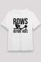 Paddle Printed Unisex White T-Shirt - Tshirt