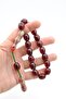 Zeyzun Signed Ottoman Model Crimped Amber Efe Mascot Prayer Beads 002 - 5