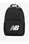 Black Logo Detail Backpack