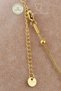 Steel Necklace - Quarter-Circle Blank Doric Snake Chain 316L Steel Necklace, Non-Tarnishable, Colorfast, 40+5cm - 5