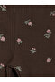 Brown Floral Printed Baby Girl Set - 8