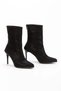 Women's Thin Heeled Stone Pointed Toe Boots with Very Stylish Stone Detail