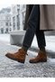 Tan Suede Leather Women's Daily Boots - 3