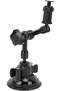 360° Rotation Metal Suction Cup Mount Universal Base for Tripod Action Camera Phone - Strong Support