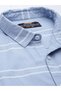 Men Slim Fit Striped Spread Collar Casual Shirt - 5