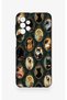 Samsung A23 Compatible Vintage Cat Portraits Patterned Silicone Case - 2