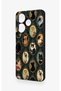 Redmi 13 4g Compatible Vintage Cat Portraits Patterned Silicone Case - 4