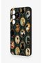 Samsung S24Fe Compatible Vintage Cat Portraits Patterned Silicone Case - 4