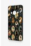 Redmi A3 Compatible Vintage Cat Portraits Patterned Silicone Case - 2
