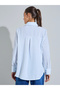 Multi-Color Striped Long Sleeves Oversized Casual Shirt - 5
