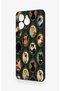 Omix X6 Compatible Vintage Cat Portraits Patterned Silicone Case - 4