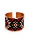 Copper black ivy thick copper ring, adjustable - 3
