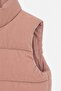 Girl's Stand Collar Inflatable Vest with Zipper and Pockets - 6