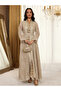 Multi-Color Embroidered Maxi Jalabiya Dress