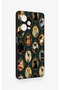Redmi Note 12 Pro 5g Compatible Vintage Cat Portraits Patterned Silicone Case - 4