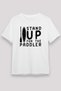 Paddle Printed Unisex White T-Shirt - Tshirt
