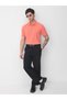Men Coral Cotton Polo T-Shirt - 4
