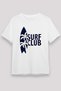 Surf Printed Unisex White T-Shirt - Tshirt