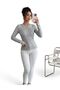 Women's Half High Neck Bodycron Ribbed Knit -Stylish- Blouse
