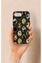 iPhone 16E Compatible Vintage Cat Portraits Patterned Silicone Case