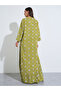 Women Green Floral Print A-Line Jalabiya - 4