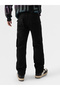 Men Black Straight Fit Cargo Jeans - 3