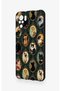 Redmi Note 10-10S Compatible Vintage Cat Portraits Patterned Silicone Case - 4