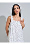 Multi-Color Floral Print Ruffle Straps Maxi Nightdress - 2