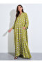 Women Green Floral Print A-Line Jalabiya