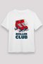 Skate Printed Unisex White T-Shirt - Tshirt