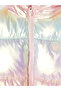 Pink Hooded Girl's Puffer Coat - 3