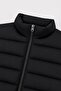 Boy's Stand Collar Inflatable Vest with Zipper and Pockets - 4