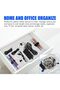 110 PCS Reusable Cable Ties, 20 cm Hook Loop Straps Use, Cord Organizer Ties, Home Office Ele - 5