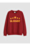 Red Galatasaray Printed Boys' Tracksuit Set - 2