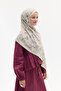 Watercolor Pattern Kraş Shawl - Stone - 3