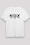 Paintball Printed Unisex White T-Shirt - Tshirt