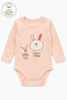 100% Organic Cotton Long Sleeve Body Suit