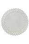 Galaxy Series Decorative Single Placemat Model Round American Service Placemat Knitted Placemat Handmade Stylish Table Decoration Dining Table Breakfast Table Tableware Decor Home and Kitchen Accessory - 3