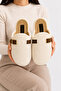 Women's Plush House Slippers with Buckle, Soft Winter Dowry Bundle Slippers - 4