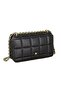 PG Classic Quilted Chain Crossbody Bag Flap Shoulder Bag with Zippered Interior Compartment for Women - 3