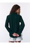 Relaxed Fit Long Sleeve Green Linen Blend Shirt - 5