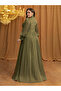 Plus Size Olive A-Line Maxi Dress - 8