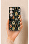 Vivo V40 Lite 5g Compatible Vintage Cat Portraits Patterned Silicone Case