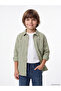 Two Mt Shop Quality Lcw Kids Green Gabardine Plain Boys' Shirt