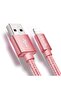 كابل شحن سريع ROCK+ من USB-A إلى Lightning بطول 1 متر - كابل مجدول بقدرة 100 واط مع مؤشر LED - 2