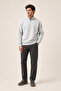 Knel Regular Fit Winter New Season Men's Sweatshirt Gray - 2